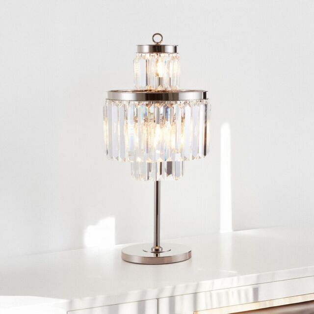 Orsina Kensington Townhouse 8 Bulbs Table Lamp in Silver - image 1