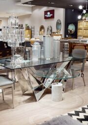 Orsina Kensington Townhouse 8 Bulbs Table Lamp in Silver - thumbnail 4