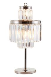 Orsina Kensington Townhouse 8 Bulbs Table Lamp in Silver - thumbnail 6