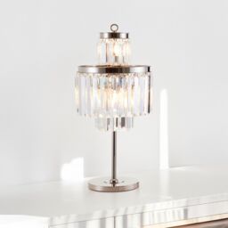 Orsina Kensington Townhouse 8 Bulbs Table Lamp in Silver - thumbnail 1