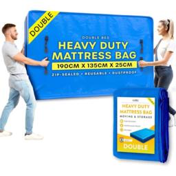 volila Mattress Bag - Waterproof & Heavy-Duty Mattress Moving Bag in Blue - Size: Medium - thumbnail 1