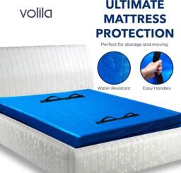 volila Mattress Bag - Waterproof & Heavy-Duty Mattress Moving Bag in Blue - Size: Medium - thumbnail 3