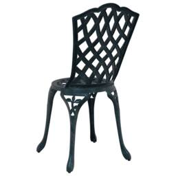 Berkfield Home Garden Chairs 2 pcs Green Cast Aluminum - thumbnail 6