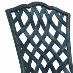 Berkfield Home Garden Chairs 2 pcs Green Cast Aluminum - thumbnail 7
