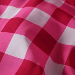 OHS Cherry Bow Gingham Kids 7.5 Tog Coverless Duvet Bedding Set in Pink - Size: Single - thumbnail 6