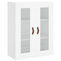 Berkfield Home Wall Mounted Cabinet White 69.5x34x90 cm - thumbnail 2