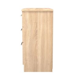 Ready Assembled 2 U Carlton 6 Drawer Wide Chest (Ready Assembled) in Light Oak - Size: Large - thumbnail 3
