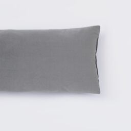 OHS Draught Excluder Matte Velvet Fabric Door Stop Energy Saving Draft Window Seal in Light Grey - thumbnail 5