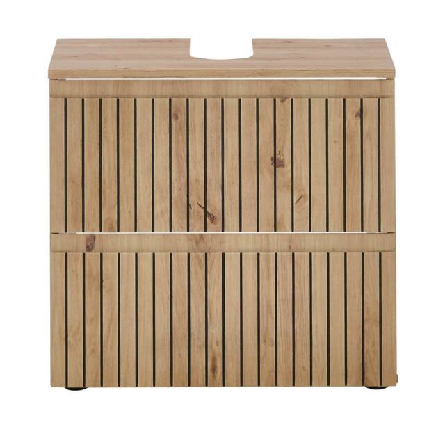 Cheshire Premium Haven 2 Drawer Brown Under Sink Cabinet - image 1