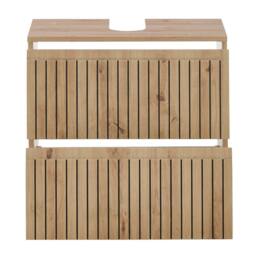 Cheshire Premium Haven 2 Drawer Brown Under Sink Cabinet - thumbnail 2