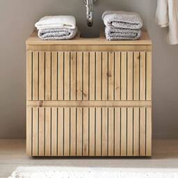 Cheshire Premium Haven 2 Drawer Brown Under Sink Cabinet - thumbnail 3