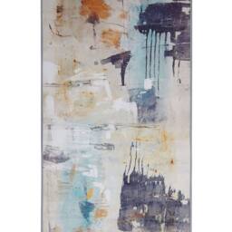 Wyld and Coco Multicolour Abstract Rug 80 x 150 cm Low-Pile Polyester - Size: 80 cm x 150 cm - thumbnail 2