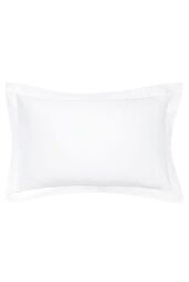 1951 'Luxury 1000 Thread Count' Egyptian Cotton Oxford Pillowcase in White - thumbnail 1