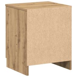 Berkfield Home Bedside Cabinets 2 pcs with 2 Drawers Artisan Oak 40x36x50 cm in Brown - Size: 40 x 36 x 50 cm - thumbnail 8