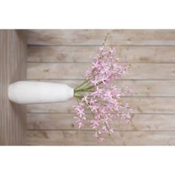 Sostter Lilac Cymbidium Faux Orchid Stem in Green - thumbnail 4