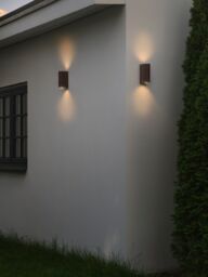 Nordlux Modern Outdoor Wall Light Brown Aluminium GU10 Weatherproof - Mains Powered, IP44 - thumbnail 5