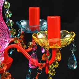 Berkfield Home Crystal Light 5 Bulbs Multicolour - thumbnail 6