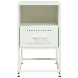 Berkfield Home Durable Bedside Cabinets 2 pcs White 36x39x60.5 cm Steel - thumbnail 6