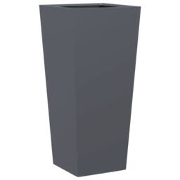Berkfield Home Durable Garden Planter Anthracite 35x35x75 cm Steel in Charcoal - Size: 35 x 35 x 75 cm - thumbnail 3