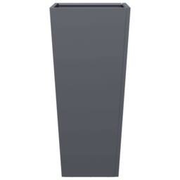 Berkfield Home Durable Garden Planter Anthracite 35x35x75 cm Steel in Charcoal - Size: 35 x 35 x 75 cm - thumbnail 5