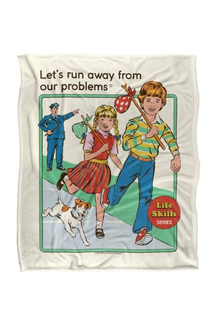 Steven Rhodes Let'S Run Away Silky Touch Super Soft Throw Blanket - Size: Large - image 1