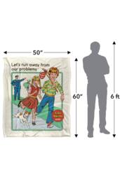 Steven Rhodes Let'S Run Away Silky Touch Super Soft Throw Blanket - Size: Large - thumbnail 3