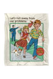 Steven Rhodes Let'S Run Away Silky Touch Super Soft Throw Blanket - Size: Large - thumbnail 1