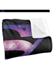 Warner Brothers Superman Logo Officially Licensed Silky Touch Super Soft Throw Blanket 152 x 127 cm in White - thumbnail 3