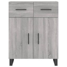 Berkfield Home Sideboard Grey Sonoma 69.5x34x90 cm Engineered Wood - thumbnail 6
