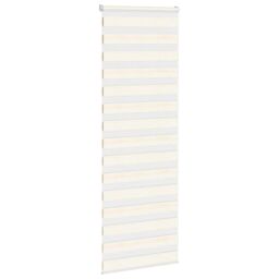 Berkfield Home Zebra Blind Marble Beige 75x200 cm Fabric Width 70.9 cm Polyester - thumbnail 3