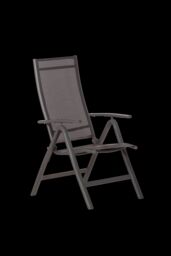 Royalcraft SORRENTO Black Folding Recliner Chair - thumbnail 1