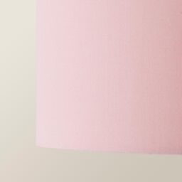 ValueLights Reni Blush Pink Fabric Easy Fit Drum Ceiling Lamp Shade in Dusty Pink - Size: Large - thumbnail 4