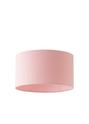 ValueLights Reni Blush Pink Fabric Easy Fit Drum Ceiling Lamp Shade in Dusty Pink - Size: Large - thumbnail 7