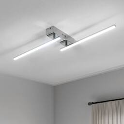 Pheashine Modern Crystal Flush Ceiling Light, E14, Bulb Not Included, 20x31cm in Silver - Size: 20x31 cm - thumbnail 2