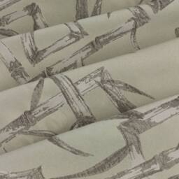 Paoletti Bamboo Fully Lined Jacquard Eyelet Curtain Pair in Beige - Size: 229 cm width x 183 cm drop - thumbnail 6