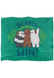 Cartoon Network We Bare Bears Bears Win Silky Touch Super Soft Throw Blanket 152 X 127 cm in White - thumbnail 1