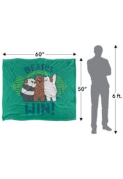Cartoon Network We Bare Bears Bears Win Silky Touch Super Soft Throw Blanket 152 X 127 cm in White - thumbnail 5