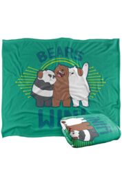 Cartoon Network We Bare Bears Bears Win Silky Touch Super Soft Throw Blanket 152 X 127 cm in White - thumbnail 2