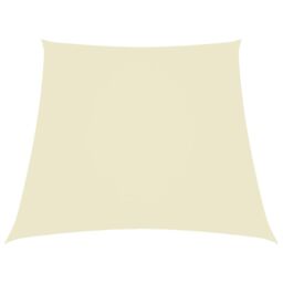 Berkfield Home Sunshade Sail Oxford Fabric Trapezium 2/4x3 m Cream in Beige - thumbnail 1