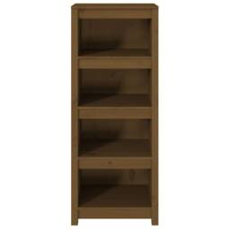 Berkfield Home Beautiful Book Cabinet Honey Brown 50x35x125.5 cm Solid Wood Pine - thumbnail 5