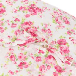 Paoletti Honeypot Lane Floral Cushion in White - Size: 45 cm x 45 cm - thumbnail 4