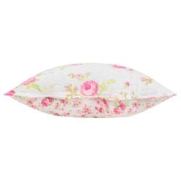 Paoletti Honeypot Lane Floral Cushion in White - Size: 45 cm x 45 cm - thumbnail 3
