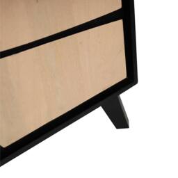 IH Design Dusk Mango Wood Low Board Sideboard Tv Stand in Tan - thumbnail 5