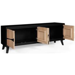 IH Design Dusk Mango Wood Low Board Sideboard Tv Stand in Tan - thumbnail 4