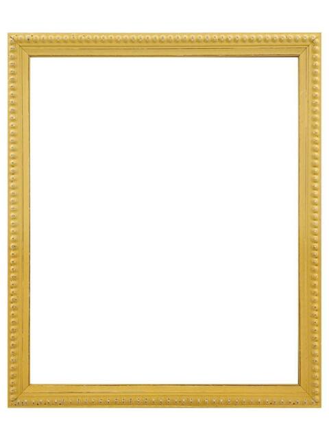 Frames & Mirrors 4U Crown Bobbin Wooden Picture Frame 16x12 Inch in Yellow - image 1