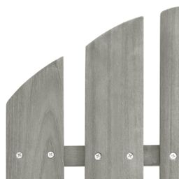 Berkfield Home 2-Seater Garden Adirondack Chair Solid Fir Wood Grey - thumbnail 5