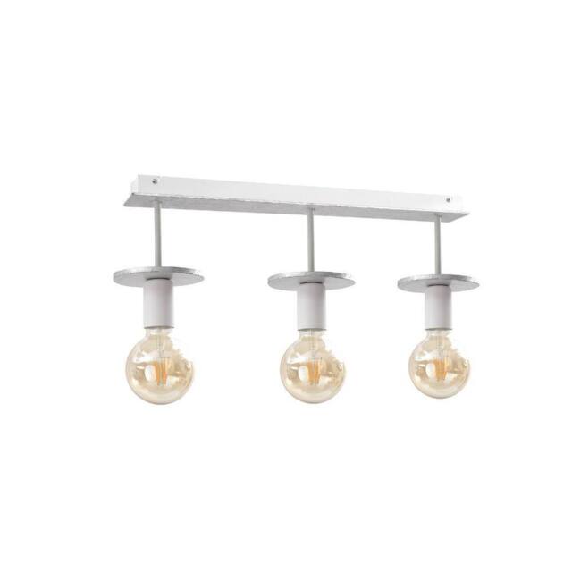 Netlighting Saturn Ceiling Spotlight Bar Silver 60cm 3x E27