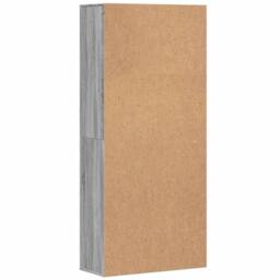 Berkfield Home Highboard Grey Sonoma 80x35x180 cm Engineered Wood - Size: 80 x 35 x 180 cm - thumbnail 5