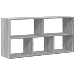Berkfield Home Wall Shelf Grey Sonoma 100x25x50 cm Engineered Wood - Size: 100 x 25 x 50 cm - thumbnail 2