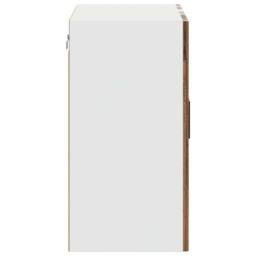 Berkfield Home Kitchen Wall Cabinet with Glass Door Porto Old Wood in Brown - thumbnail 8